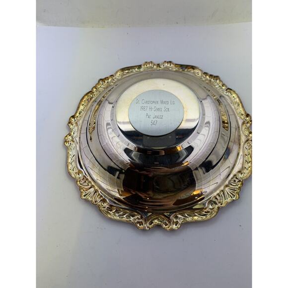 Vintage Sheridan Silver-Plate Candy Dish - Picture 2 of 4